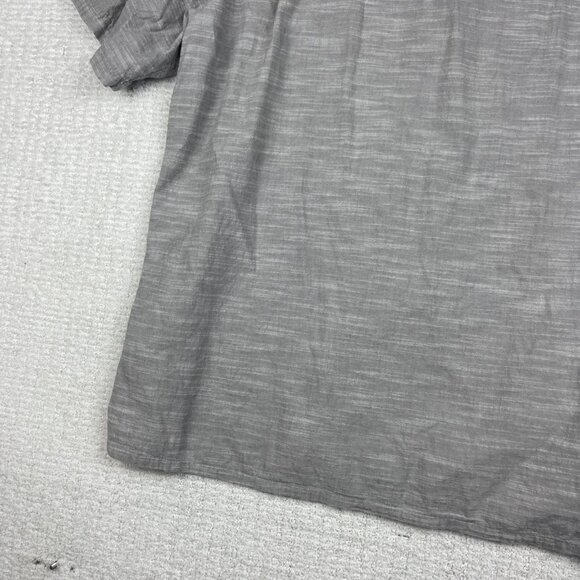 Woolrich Button Down Shirt Men's Large Short Sleeve Summer Outdoor Retro Gray - Picture 16 of 16
